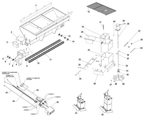 saltdogg v box metal handles|saltdogg salt spreader parts.